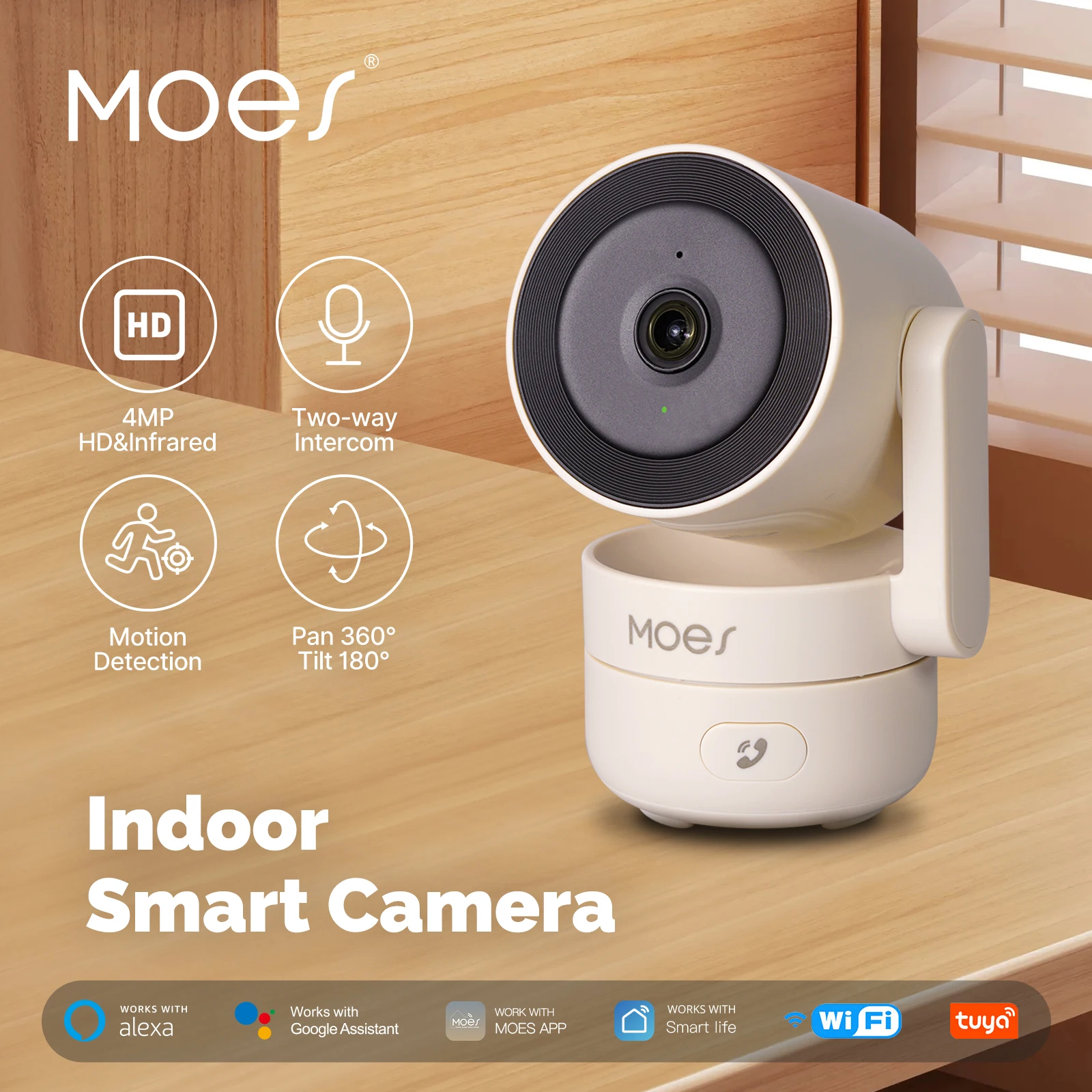 Eufy Camera E220 - MOESTuya WiFi Indoor Pan/Tilt Smart Security
