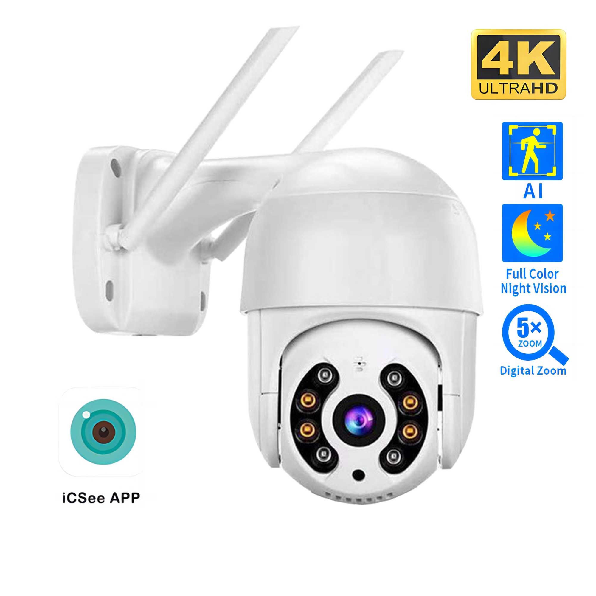 Eufy Camera E220 - 8MP 4K Wireless PTZ Camera HD