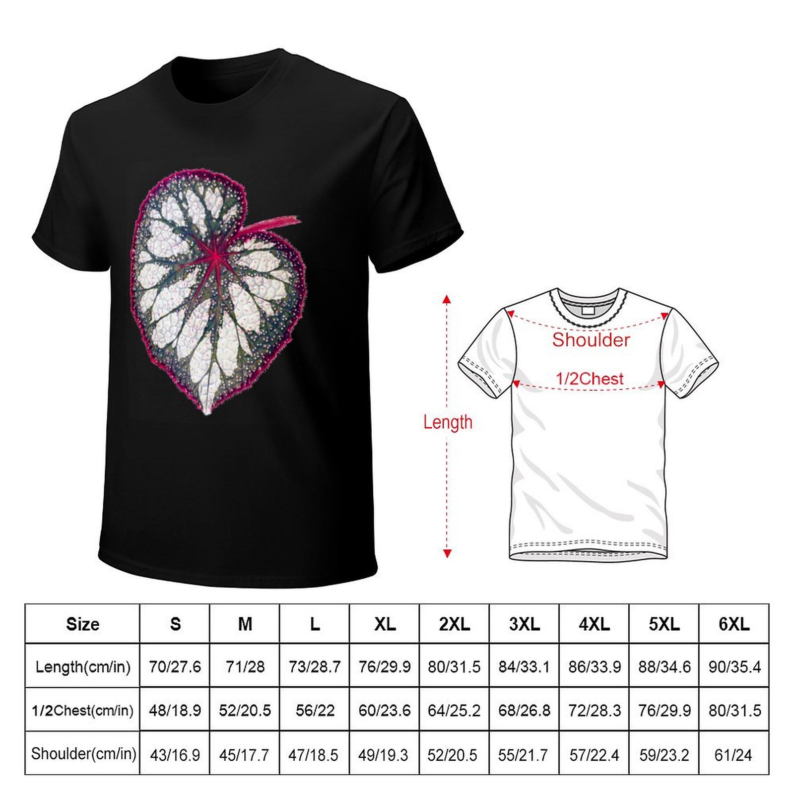 Begonia rex T-Shirt Soft Stret - Begonia Rex review and price
