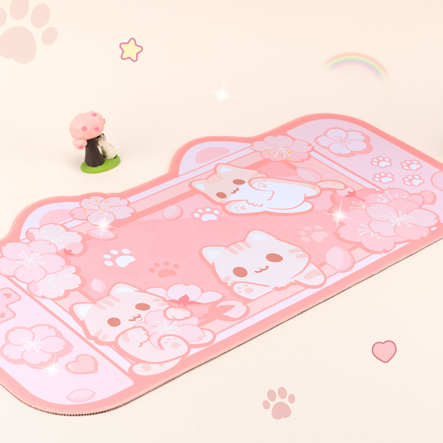 Kawaii Animals Desktop Keyboar - Tradescantia Purple review and price